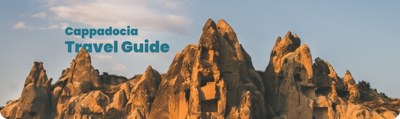 Fairy chimneys of Cappadocia from the basket